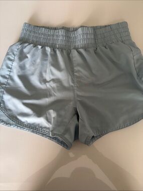 Old Navy Light Blue Smocked Waist Active Shorts